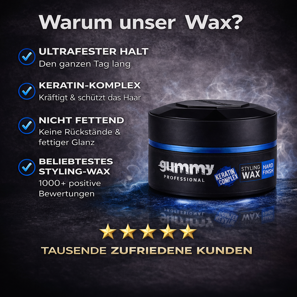 Fonex Gummy Professional Styling Wax – Starker Halt für den perfekten Look